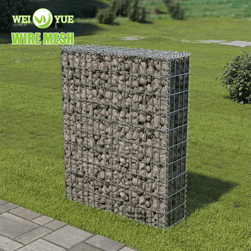 Cina Gabbione Fornitore Prezzo 3.05mm 2X1X1m 8*10cm Pietra Gabbione Mesh/3X1X0.5m Gabbione Cestino