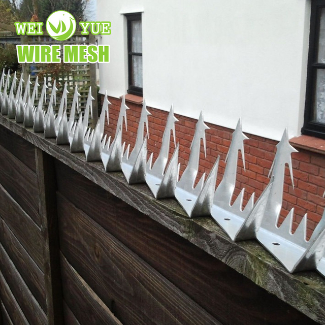 Feuerverzinkte Anti-Kletter-Wandspikes, sicherer Nagel als Eingang f&uuml;r Umz&auml;unungen/T&uuml;ren
