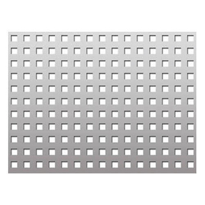 Lamiere perforate con foro quadrato