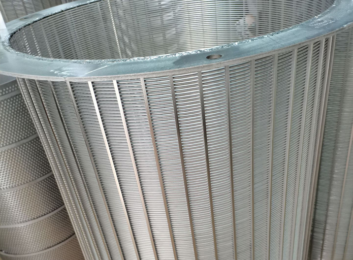  Cestino per schermo in filo metallico a cuneo in acciaio inossidabile